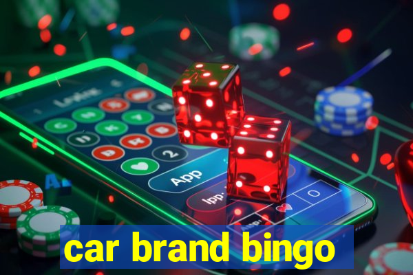 car brand bingo